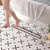Neodrain 24In Offset Linear Shower Drain w/Tile Insert Grate Cover, Black