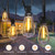 LaPitio LED String Light Bulbs, ST38 Shatterproof LED Replacement Bulbs for Outdoor String Lights Eidison Bulb fits E12 Screw Base, Warm White, 4 Pack
