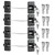 4 Pack Refrigerator Locks with 8 Keys and Adhesive, Child Safety Fridge Lock for Drawers Cabinets Desks Window Freezer and Wardrobes, Child Proofing Door Lock for Kids -No Tools Required (Patent)