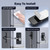 4 Pack Refrigerator Locks with 8 Keys and Adhesive, Child Safety Fridge Lock for Drawers Cabinets Desks Window Freezer and Wardrobes, Child Proofing Door Lock for Kids -No Tools Required (Patent)