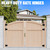 3.5 Inch Heavy Duty Gate Hinges, 4 Pack Extra Thick Black Iron Door Hinges
