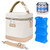 Mancro Insulated Baby Bottle Cooler Bag with Ice Pack,Breastmilk Cooler Bag