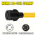 Tellegloww 20 FT NEMA 5-15P to L14-30R 15A to 30A Adapter Extension Cord