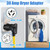 Tellegloww Dryer Adapter Compatible with NEMA 10-30P to 14-30R 3 prong to 4 prong Dryer Adapter Convert 10-30P Plug to 14-30R Receptacle, 220V 30 Amp 4P Newer Dryer to 3P Older House Adapter