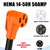 Xuhal 20 ft Nema 10-30P to 14-50R EV Charger Adapter Cord