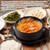 Kritkin 1 Pcs Korean Stone Pot Clay Cooking Pot Set Ceramic Sizzling Hot Bowl Korean Bibimbap Soup Dolsot Bowl with Lids for Ttukbaegi and Koreans Stew (38 oz)
