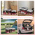 DESELL Portable Cat Playpen, 8-Rod Reinforced Kitten Dog Playpens, Foldable Play Pen for Indoor Cats Enclosed Pet Puppy Doggy Outdoor, Collapsible Tent Kennel Cage, Pink