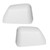 1 Pair Tow Mirror Cover Cap | For 2017-2024 Ford Super Duty F250 F350 F450 F550 Truck Accessories Replacement | Driver&Passenger Side Exterior Plastic Top Half Door Mirror Caps (Pearl White)
