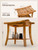 TINAMO 22" Teak L Shower Bench Seat for Inside Shower, 400Lbs Capacity