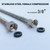 HOMYEP Faucet Water Supply Lines Extension 3/8“ M-F Hose Extender, 10 Inch
