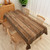 SIEDYCV Brown Wood Grain Tablecloth 60x102 Inch Rustic Wooden Board Texture Fabric Table Cloth Polyester Waterproof Reusable Rectangle Table Cover for Garden Party Outdoor Indoor Room Decoration