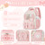 School Backpack for Girls, 4Pcs Girls Backpack with Lunch Box Pencil Case