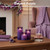 Homemory Purple Flameless Candles, Flickering Battery Operated LED Pillar Candles with Remote Timer, Acrylic Violet Fake Candles, Decorative Candles for Home Wedding Party Halloween Decor, Set of 3