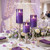 Homemory Purple Flameless Candles, Flickering Battery Operated LED Pillar Candles with Remote Timer, Acrylic Violet Fake Candles, Decorative Candles for Home Wedding Party Halloween Decor, Set of 3