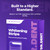DRDENT Purple Teeth Whitening Strips - 42 Strips (21 Treatments) - Peroxide Free Pap Whitening - Color Correcting Purple