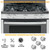 Allstare WB03X43926 Stove Knobs Replacement Parts for GE Range Parts Profile Stove Knobs 183D8269 KIP 5E87 GE Cooktop Knobs JGBP87SEM1SS PGB918SEM1SS Gas Range Burner Control Knob Oven Knobs 5 Pcs