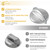 Allstare WB03X43926 Stove Knobs Replacement Parts for GE Range Parts Profile Stove Knobs 183D8269 KIP 5E87 GE Cooktop Knobs JGBP87SEM1SS PGB918SEM1SS Gas Range Burner Control Knob Oven Knobs 5 Pcs