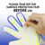 QUICARD Soccer Goalkeeper Gloves, Ultimate Grip Football Goalie Gloves with Size 6/7/8/9/10, Strong Receiver, American Football for Men, Boys, Youth, Adult, Kids and Small Hands (White, 7)