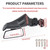 Motorcycle Adjustable Rearview Mirror Stealth Mirror Universal Side Wing Spoiler Fairing for Yamaha YZF R1 R3 R6 R15 R25 for Kawasaki Ninja 250 300 H2 H4 ZX4R ZX6R for Honda CBR600RR 300R 500R