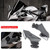 Motorcycle Adjustable Rearview Mirror Stealth Mirror Universal Side Wing Spoiler Fairing for Yamaha YZF R1 R3 R6 R15 R25 for Kawasaki Ninja 250 300 H2 H4 ZX4R ZX6R for Honda CBR600RR 300R 500R
