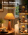 Nusogon Touch Table Lamp for Nightstand - 3-Way Dimmable Small Bedside Lamp