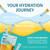 VDY Sea Moss Electrolytes Powder Packets - Hydration Packets Sugar Free - Electrolyte Packets with 30 Sticks - Zero Sugar & 0 Calorie - Keto Friendly - Gluten Free Drink Mix - Mango Pineapple