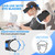 COYLAPY Headband Magnifier with Light, 1.5X-3.5X Hobby Magnifying Glasses