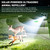 Solar Animal Deterrent Outdoor 2 Pack, Ultrasonic Motion Activated Repeller with LED Strobe, Waterproof for Unwanted Animals - Protect Garden Yard Lawn from Cats Squirrels Deer Raccoons Skunks