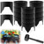 Innconee 50 Pcs 50 Pcs Planting Grow Rings, Black