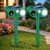 Deer Repellent Outdoor 2 Pack, Solar Ultrasonic Animal Deterrent with Flash