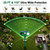 Deer Repellent Outdoor 2 Pack, Solar Ultrasonic Animal Deterrent with Flash