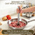 Meat Masher Stainless Steel, Heavy Duty Ground Beef Masher, 6-Blademeat Meat Chopper Potato Masher Hamburger Smasher, Dishwasher Safe (L, Stainless Steel)