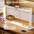 AORAEM 33.5‘’ Half Moon Light, Nail Tech Lamp for Desk with Phone Holder