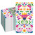 SMUAENSS 100PCS Mexican Floral Paper Napkins, 3 Ply Disposable Hand Towels, Day of The Dead Napkins, Fiesta Decor for Birthday Taco Cinco De Mayo Party Supplies