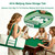Large American Mahjong Canvas Carry Bag, 33.4 x 13.7 x 4.7 Inches Spacious Mahjong Bag for Tiles, Racks, Game Mats & Gaming Accessories, Portable Travel Organizer Gift for Mahjong Players (Green)