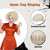 ColorGround Medium Curly Blonde Cosplay Wig for Women the Bride Costume Hair for Halloween Party