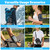 Amabro Wristband Phone Holder for Running, Forearm Armbands with Adjustable Lanyard, Non Slip Clear Crossbody Phone Pouch Purse with Card Slot for Walking Running Workout