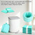 Diaper Pail Refills Bags, Adult Diaper Liner Refills Bags Compatible with Janibell Akord 280 Series Adult Diaper System, Diaper Disposal Liner Refills 4Pack