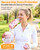 Zukro 16 oz Glass Water Bottles with Protective Silicone Sleeve Leak Proof