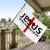 Jesus The Way The Truth The Life Flag 3x5 Ft - Double Sided, Vivid Color