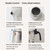 Octagonal 6-Cup （300ml)Stovetop Espresso Maker, Stainless Steel Moka Pot