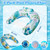 Azurphoric 2 Pack Inflatable Pool Floats Adult, Heavy Duty Pool Lounge Chair, Pool Floaties with Mesh Seat, Backrest & Cup Holders, Beach Chairs for Summer Party Pool Lake River and Beach Fun