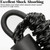 2FT Black Bungee Dock Lines for Boats, 2 Pc Heavy Duty Shock Absorbing Boat Dock Lines with 316 Stainless Steel Clips, Marine Grade Elastic Mooring Rope for Jet Ski, PWC, Kayak, Small Boat Accessories