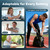 Elevonix Adjustable Forearm Strengthener, Portable Wrist Roller