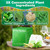 12 Pack Natural Bee & Wasp Repellent Outdoor, Peppermint Oil Carpenter Bee Deterrent, Effective for Yellow Jackets, Hornets, Mud Wasps, Safe Indoor Outdoor Patio Garden Porch