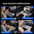 2-in-1 Car Steering Wheel Desk Tray & Slim Seat Gap Filler Organizer, Foldable Car Table for Eating Working, Carbon Fiber Car Laptop Tray & Seat Organizer for Car SUV Truck