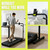 Zansens 24.4 Inch Walking Pad Handle Bar Treadmill Handrails for Walking Machines with Armrests and Phone Holders Stainless Steel Height Adjustable Handrails for Treadmills from 38.58 to 47.24 Inch