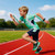 2Pcs Youth Running for Arm Swing Trainer Belt ,Speed Equipment Track (Blue)