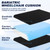Fumete Extra Large Bariatric Seat Cushion 500 lbs, 24 x18 x4 Inch Seat Cushion for Heavy People Anti-Slip High Density Foam Wheelchair & Mobility Scooter Pad with Removable Cover