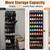 UVIAHOMI 20-30 Pairs Over the Door Shoe Organizer, 20 Breathable Pockets